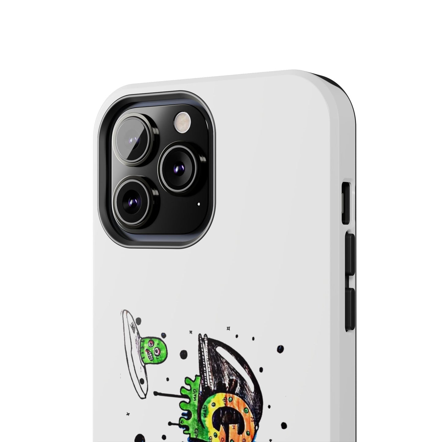 White "GTM" iPhone Cases