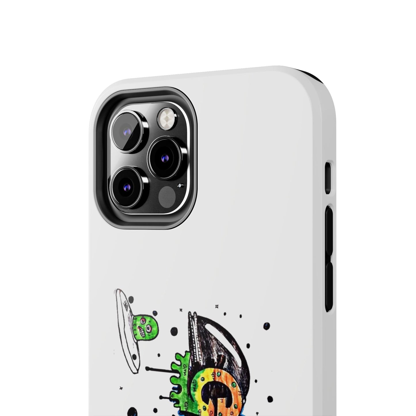 White "GTM" iPhone Cases
