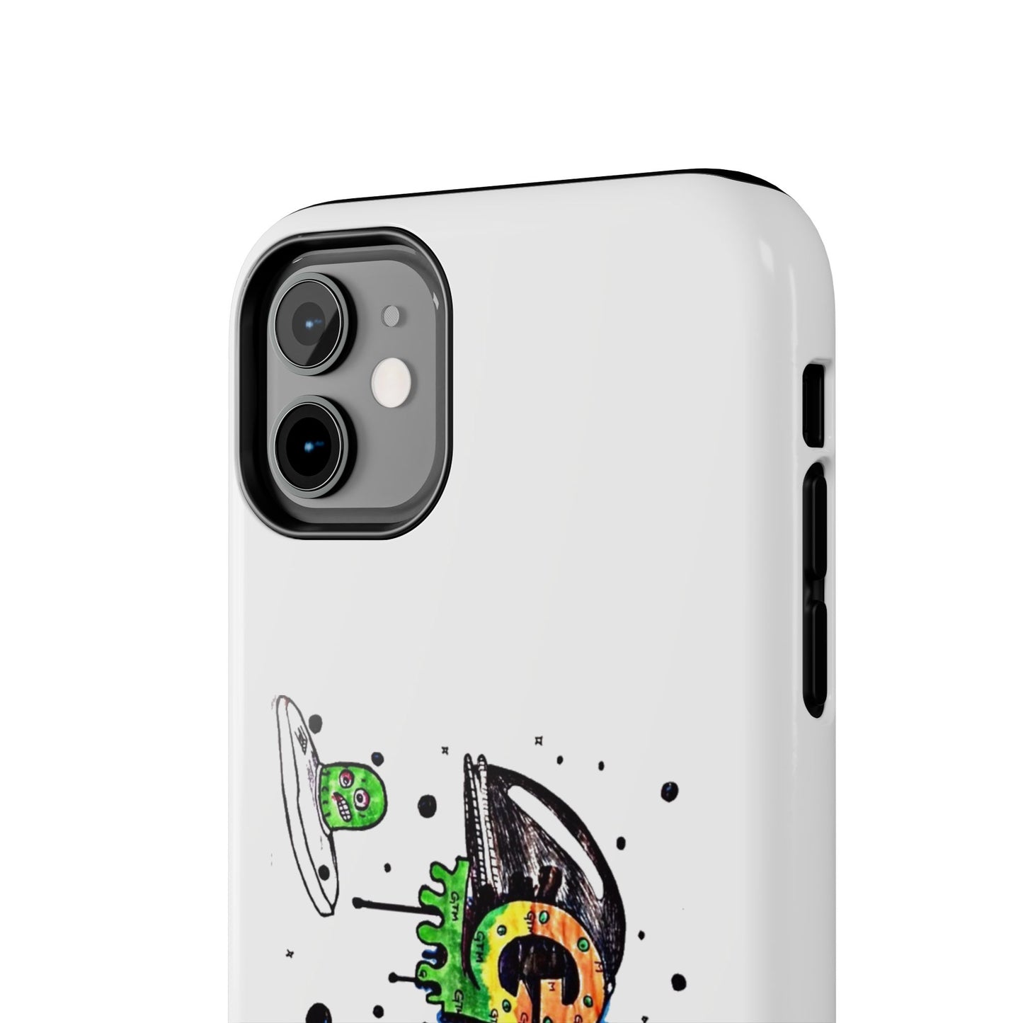White "GTM" iPhone Cases