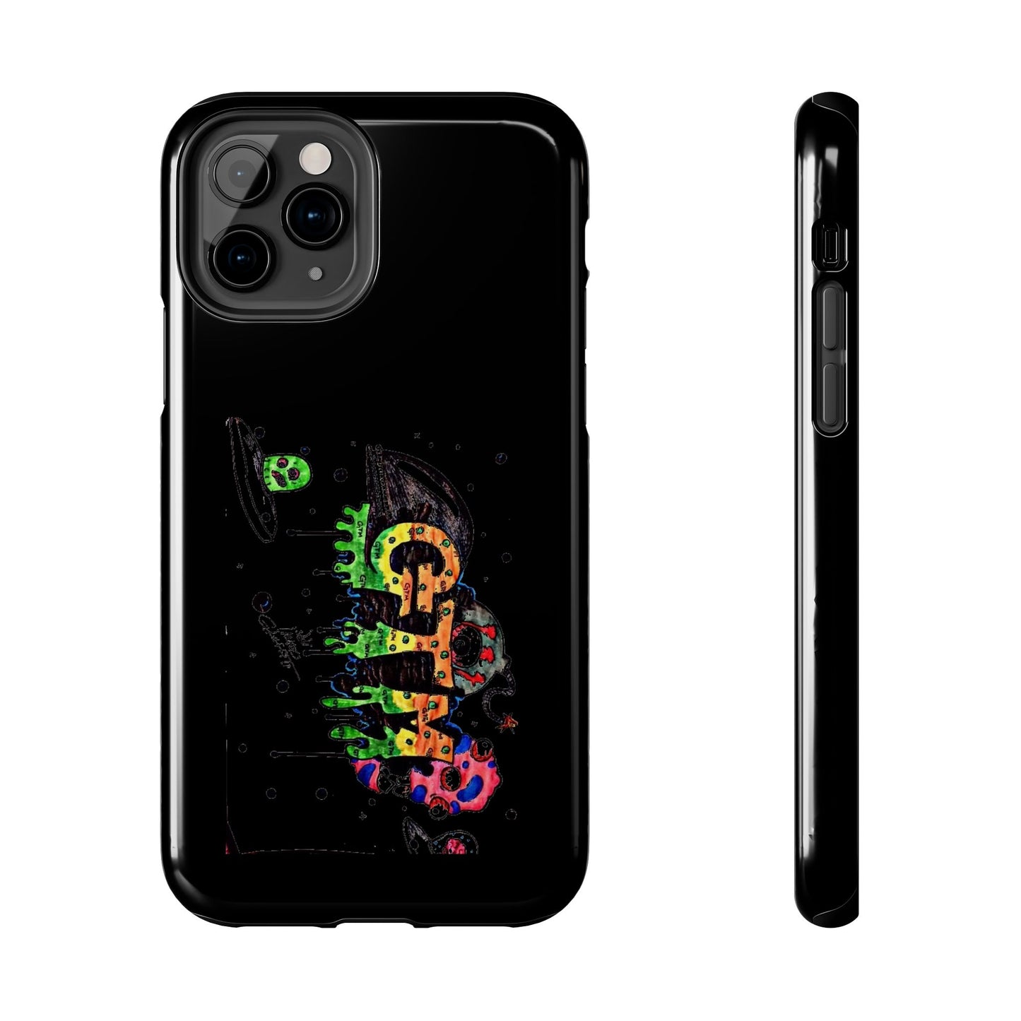 Black "GTM" iPhone Cases