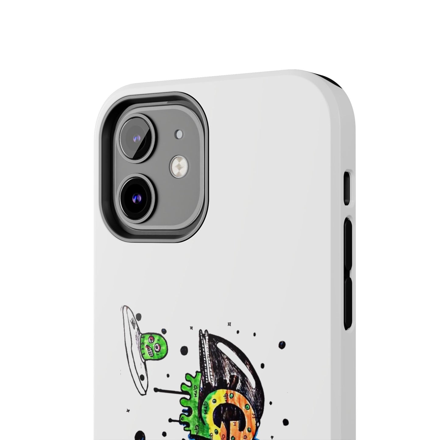 White "GTM" iPhone Cases