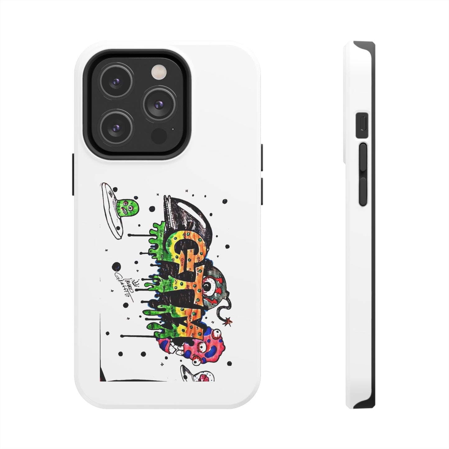 White "GTM" iPhone Cases