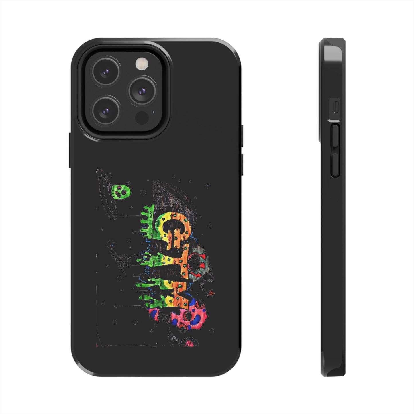Black "GTM" iPhone Cases