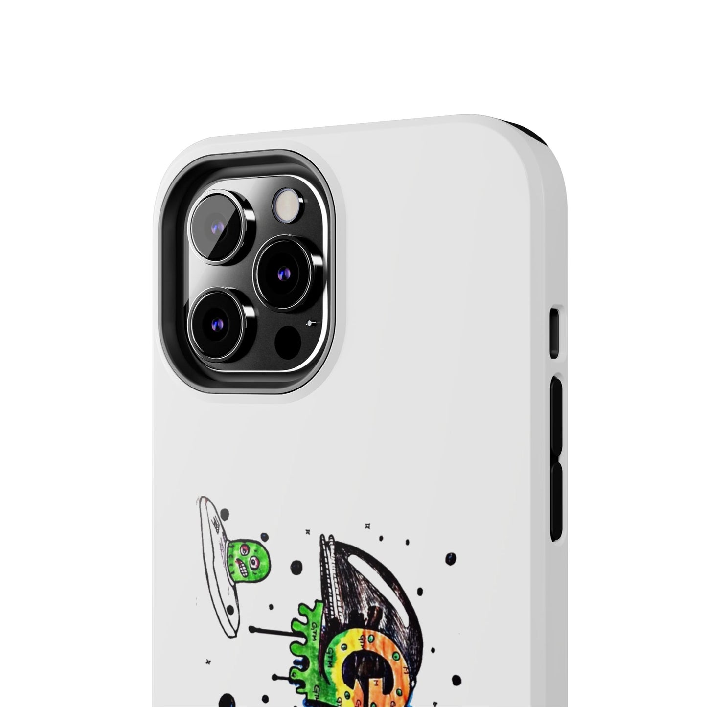 White "GTM" iPhone Cases