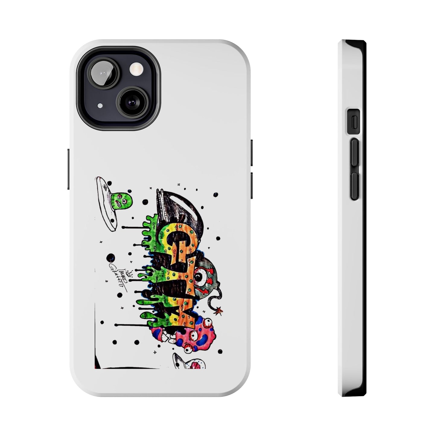 White "GTM" iPhone Cases