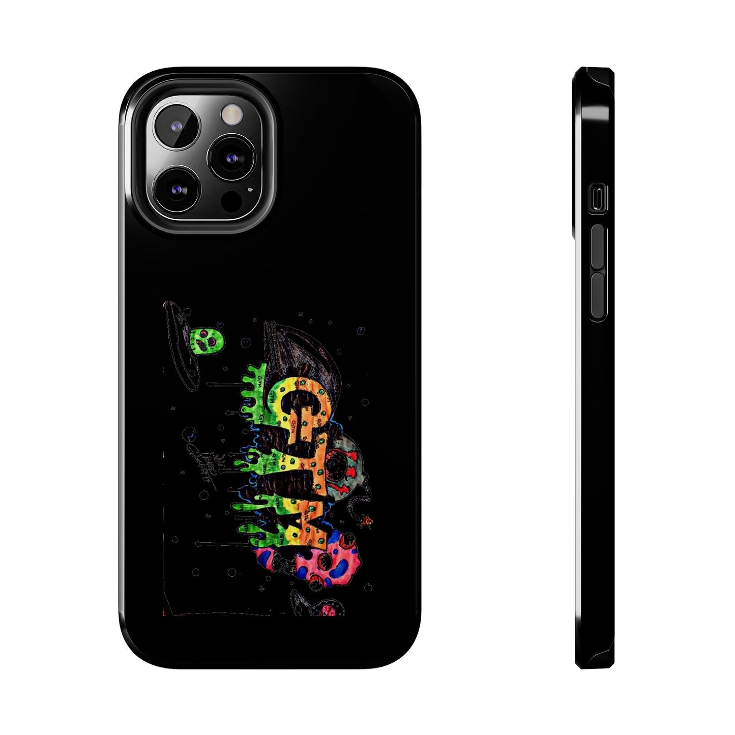 Black "GTM" iPhone Cases