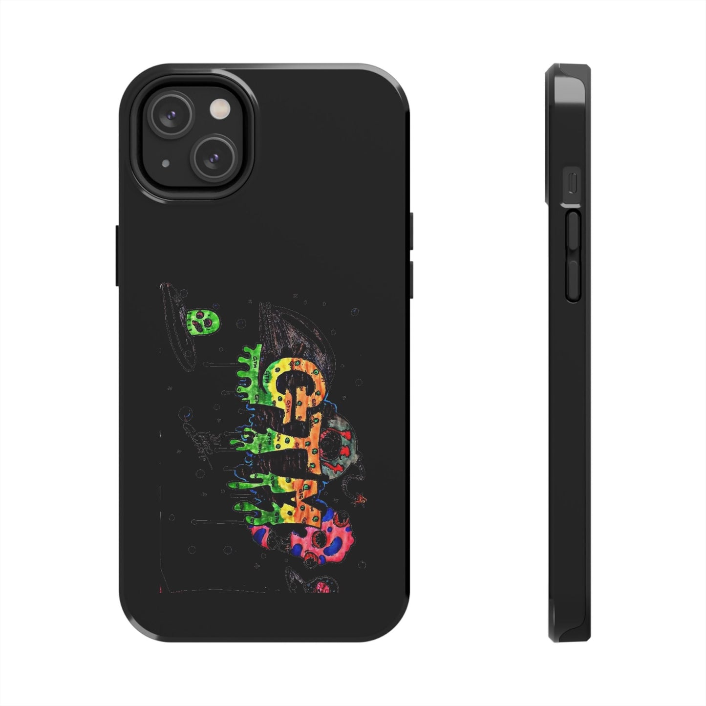 Black "GTM" iPhone Cases