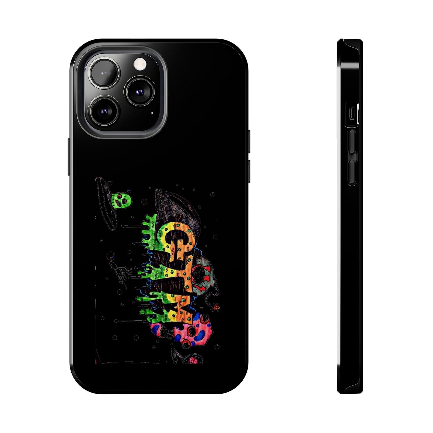 Black "GTM" iPhone Cases