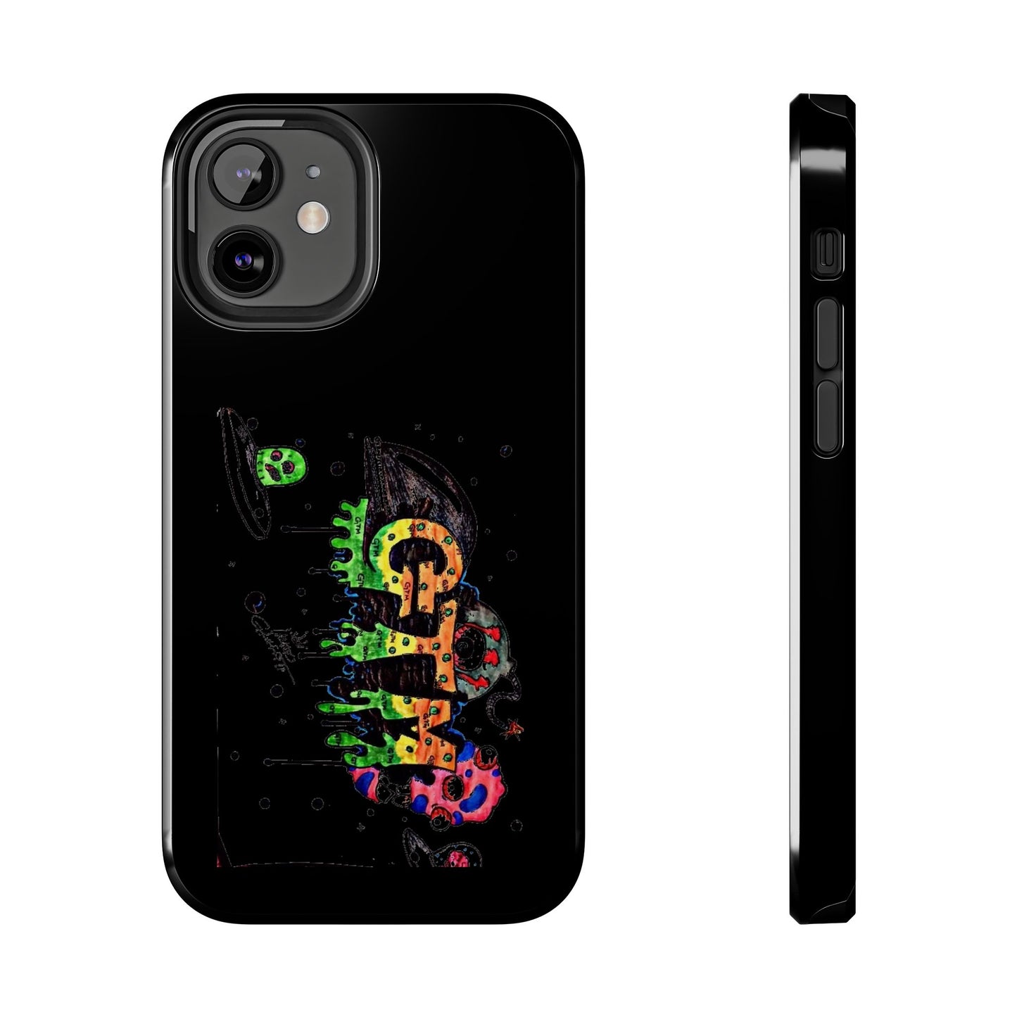 Black "GTM" iPhone Cases