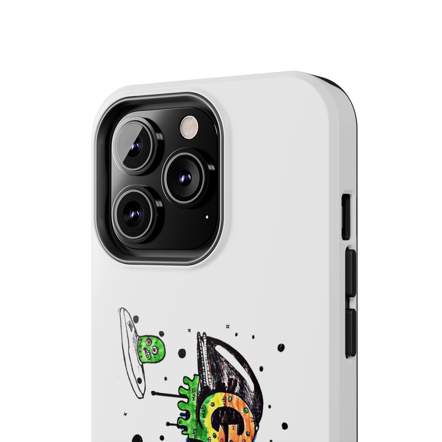 White "GTM" iPhone Cases
