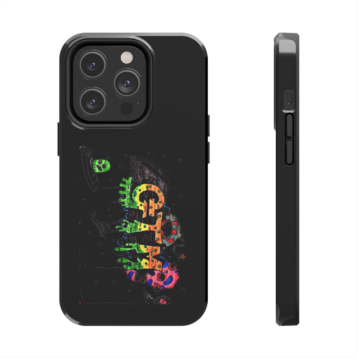 Black "GTM" iPhone Cases