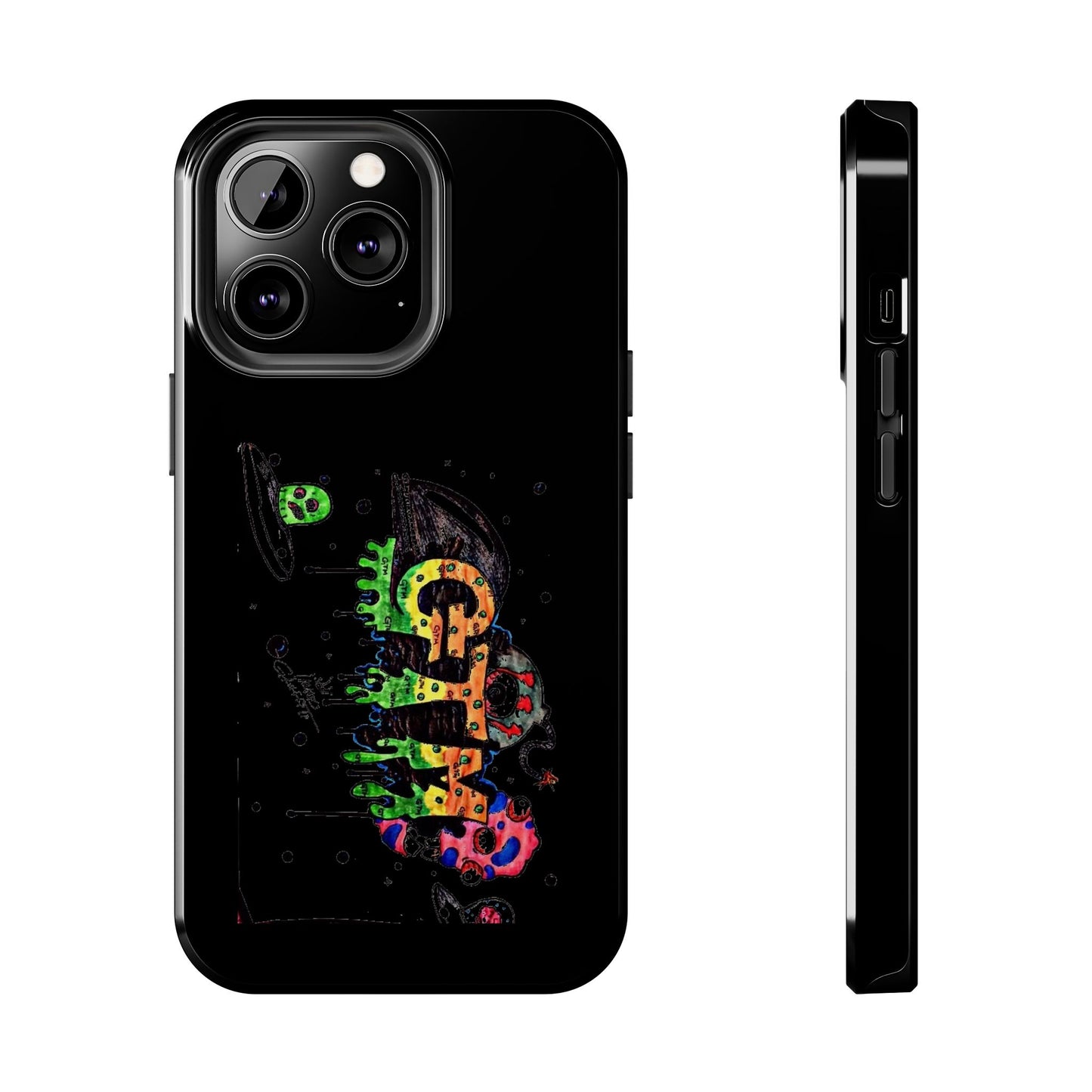 Black "GTM" iPhone Cases