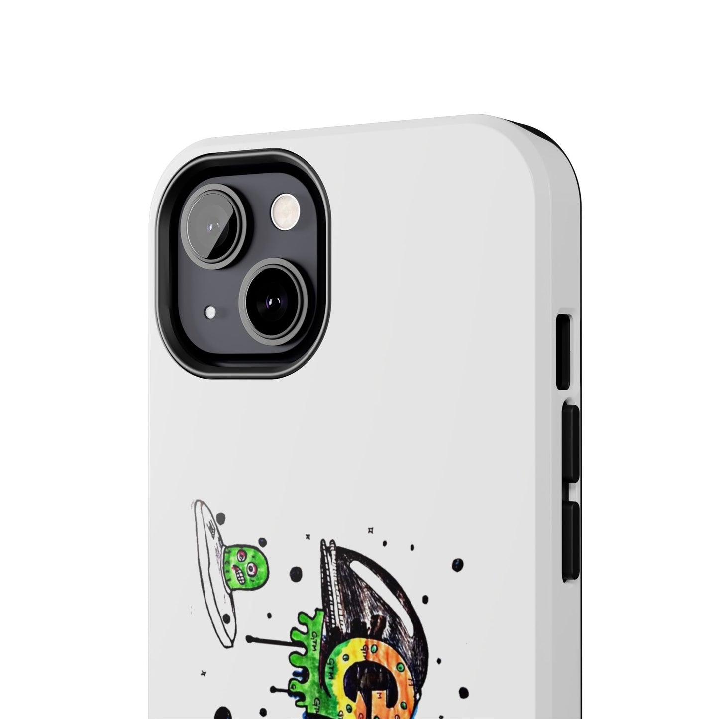 White "GTM" iPhone Cases